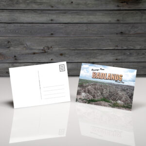 Badlands National Park Landscape Postcard